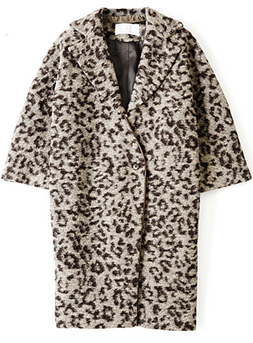 thakoon addition leopard, fur, coat