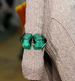 Emerald Green Céline bauble bracelet 