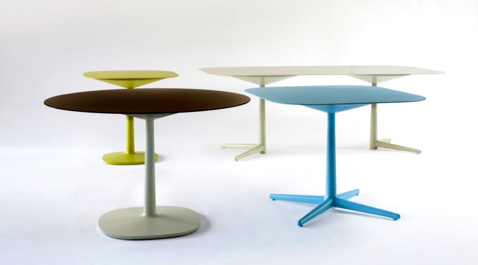 Multiplo Tables at Kartell Are Pieces of Art