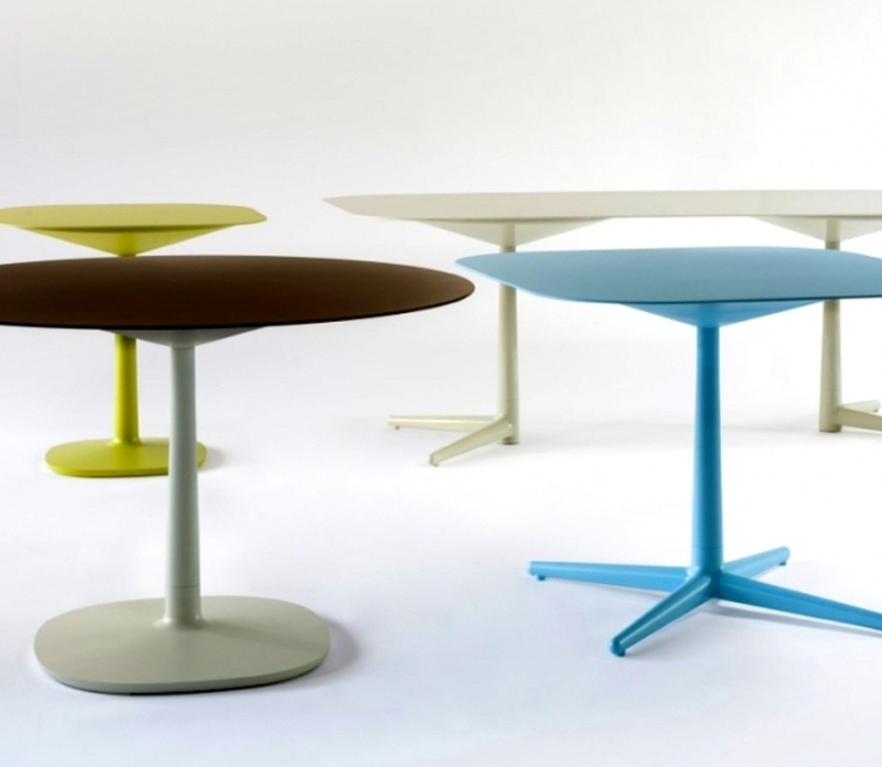 Multiplo Tables at Kartell Are Pieces of Art