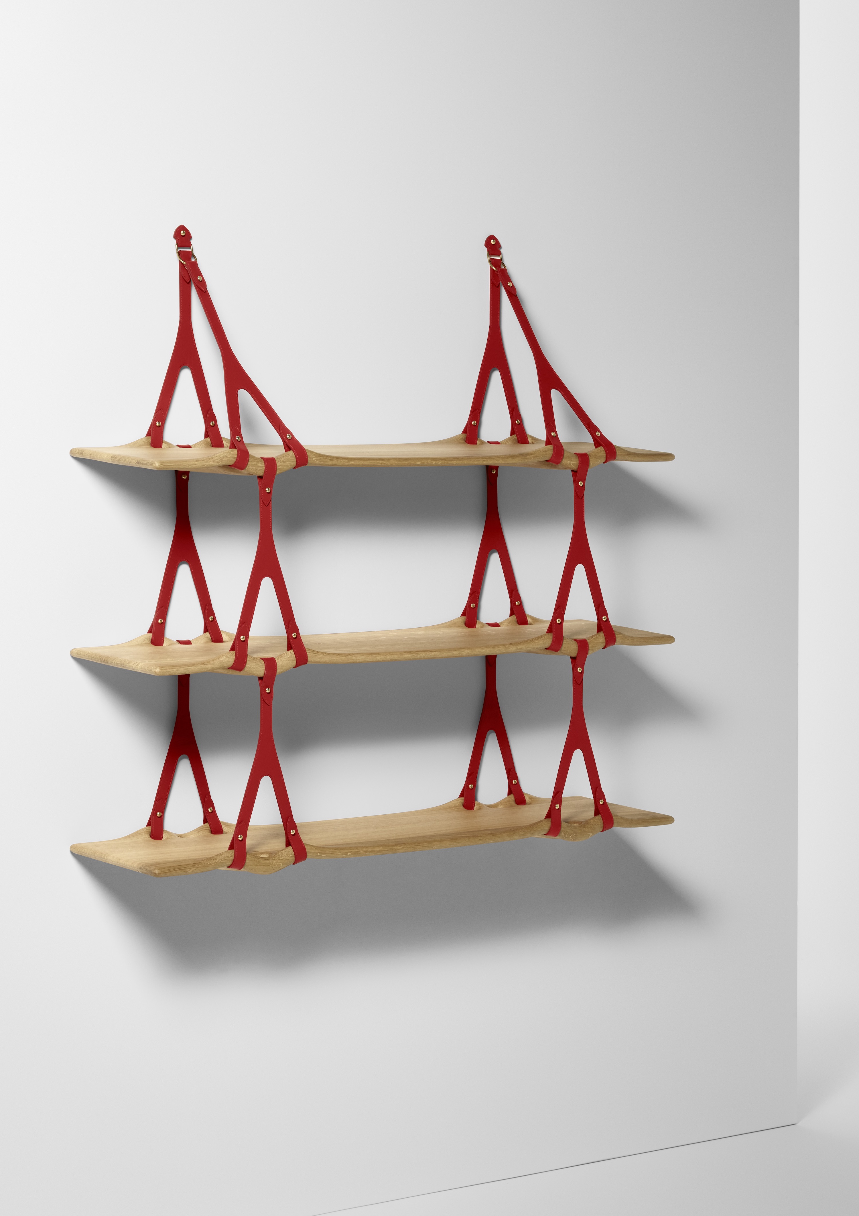 Andrew Kudless and his Swell Wave Shelf for its Louis Vuitton Objets Nomades collection