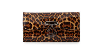Christian Louboutin Riviera Leopard-Print Clutch bag