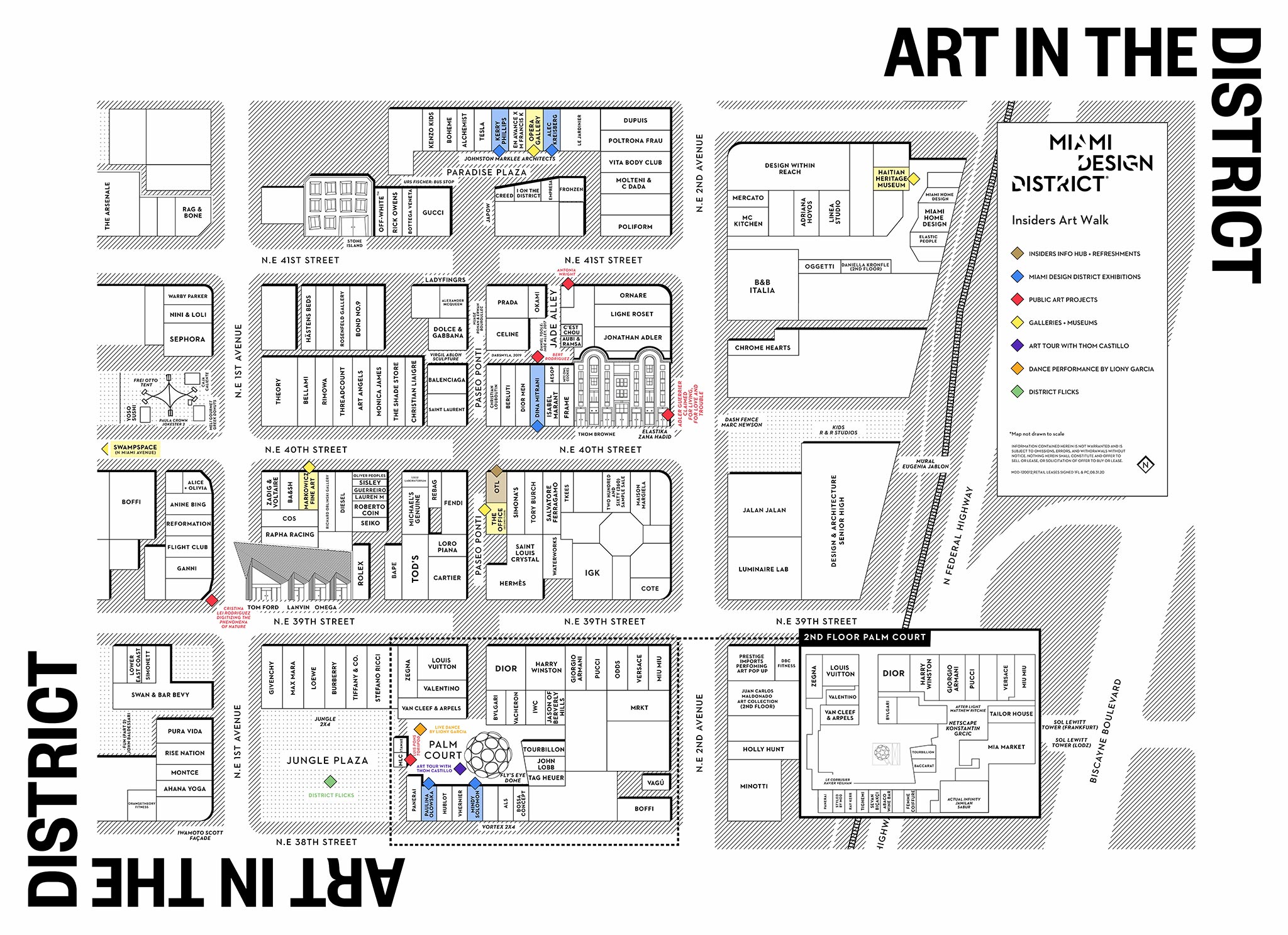 Insiders Art Walk Map