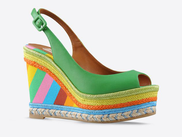 Valentino Shoe: Multicolor Espadrilles