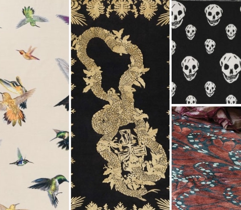 Walking on Alexander McQueen: The fashion brand’s latest now at The Rug Company