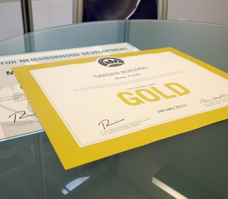 MDD has received LEED Gold certification for Neighborhood Development
