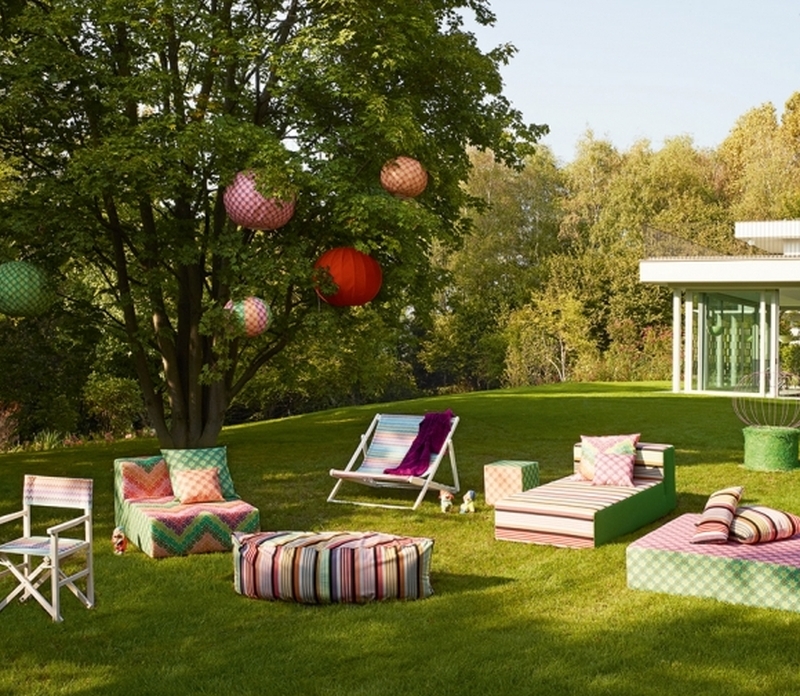 The Great Outdoors: Add a little MissoniHome to Mother Nature's big backyard.