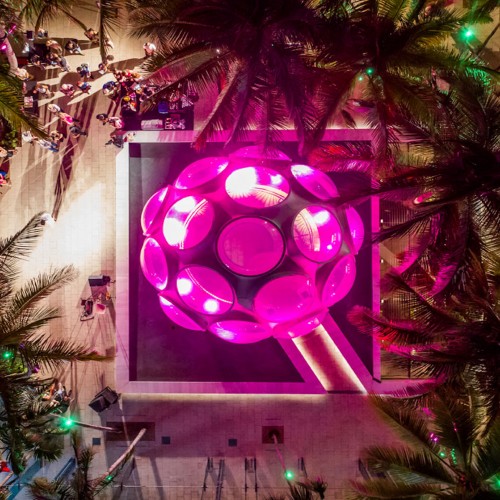 Fashion Strikes Cancer: Palm Court Dome Lighting & Performance