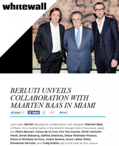 Berluti Unveils Collaboration with Maarten Baas in Miami