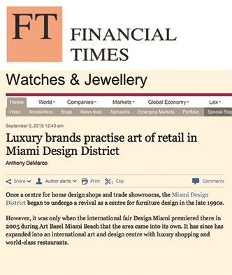 Luxury brands practise art of retail in Miami Design District